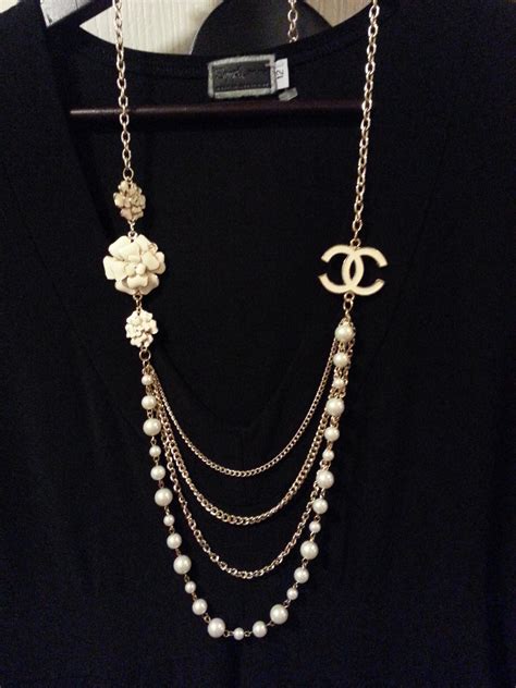 chanel fashion necklace|chanel necklace catalog.